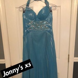 Blue homecoming dress